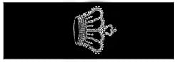 Crown Gem Crystal Studded Rhinestone Bling Car Truck SUV Seat Belt Shoulder Pads - Pair