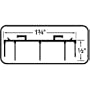M-D Building Products 82594 Replacement Door Bottom with Vinyl Fins