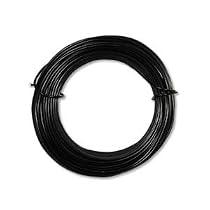Aluminum Craft Wire 18 Gauge 39 Feet BLACK