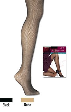 3-Pack Hanes Silk Reflections Tulle Net Hosiery 0B268, Black, EF