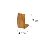 SG PARIS SUPPORT DE VENTE PRESENTOIR FEMME MATIERES NATURELLES BOIS MARRON