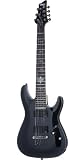 Schecter Damien Elite-7 Seven String Electric Guitar - Metallic Black