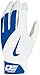 Nike GB0332 Diamond Elite Edge II Batting Gloves - Adult - White/Game Royal