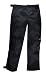 Red Ledge Unisex Adult Thunderlight Full-Zip Pant Full Side Zip Rain Pant,Black,Medium