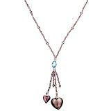 Purple Heart Beaded Murano Glass Necklaces