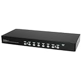 StarTech.com 8 Port 1U Rack Mount USB KVM Switch Kit with OSD and Cables (SV831DUSBUK)