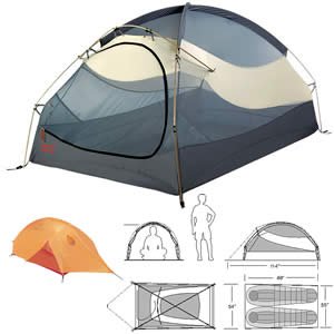 Marmot Nyx 2 Tent 2 - Person, 3 Season by Marmot