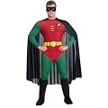 Robin Fancy Dress Costume - Adventures of Batman & Robin(TM) (adult size) - Small