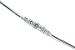 Wrist Hugging Round Cut White CZ Gemstone Bracelet in Sterling Silver