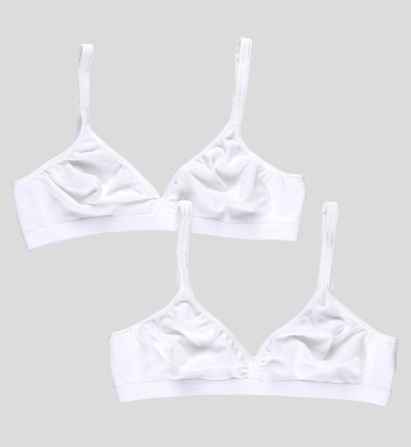 2 Angel Cotton Rich Triangle First Bras