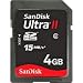 SanDisk Ultra II SDHC 4GB SD Memory Card (SDSDRH-004G-A11, US Retail Package)