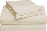 Gramercy Park 620 Thread Count Egyptian Cotton Sateen King Sheet Set, Ivory ....