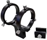 William-Optics 50mm Quick Release Finder Bracket for 50mm and 30mm, fits ZS66, ZS80,Megrez 80, 90FD, ZS105/110, FLT110 and FLT-132.