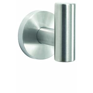 Amerock BH26542-SS Arrondi Collection Robe Hook, Stainless Steel by Amerock