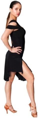 Lola Latin Draped Sleeve Dancesport Practice Dress