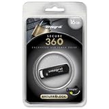 Integral Secure 360 - USB flash drive - 16 GB - USB 2.0 - stylish black