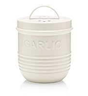 Retro Enamel Garlic Pot