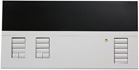 Lutron Grafik Eye QS Kits QSGFP-2T-WH Faceplate Kit, 2 shade zone White