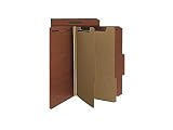31CstfOLOEL. SL160  Smead Classification Folder, Legal, 2/5 Right Of Center, 2 Dividers, Red, 5 per Pack