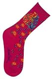 Laurel Burch Socks-Kindred Spirits -Fuchsia