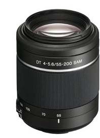 Sony 55-200mm f/4-5.6 SAM DT Telephoto Zoom Lens for Sony Alpha Digital SLR Cameras