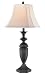 Lite Source C4882 Isaiah One Light Table Lamp in Dark Walnut