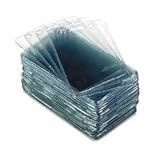 Advantus 75451 Proximity badge holders, vertical, 2-3/8 x 4-3/8, clear, 50 per pack