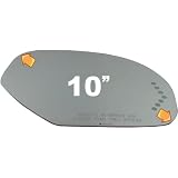 1980-1984 PONTIAC PHOENIX Large Sport, Flat, Driver Side Replacement Mirror Glass by Automotive Mirror Glass