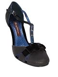BEVERLY FELDMAN Amazing Dress Heel in Brown Crackle