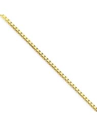 1.5mm, 14 Karat Yellow Gold, Box Chain - 30 inch