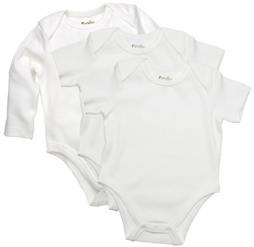 3-Pack Funkoos Organic Baby Bodysuits Set, 12-18 months, Girl/Boy, Newborn/Infant/Baby:12 - 18 mon