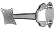Peerless SA730P-S Full-Motion Plus Wall Mount for 10 Inches to 24 Inches Displays (Silver)