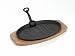 Cast Iron Sizzler with Wooden Base