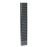 indicate o Buddy Products o - 23-Pocket Textured Steel Wall Mount Literature and Magazine Display Rack, Black