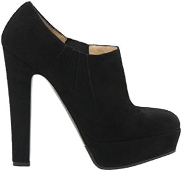 Nando Muzi Black Suede Ankle Boot With Side Goring