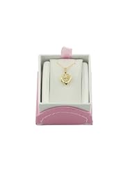 14k Gold Girls Heart Locket