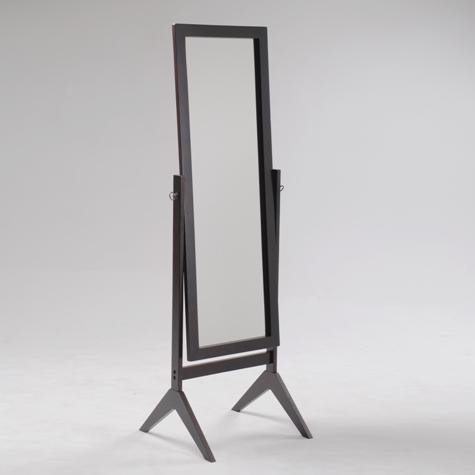 Cheval Mirror in Espresso Finish