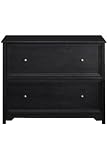 Oxford 2 drawer Lateral File Cabinet - TWO-DRAWER - BLACK