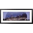 Tourists Standing in the Park, Sbc Plaza, Millennium Park, Chicago, Illinois, USA Framed Art Poster Print by Panoramic Images, 51x23