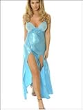 Mystical Mermaid Long Gown, MEDIUM, TURQUOISE
