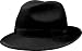Barmah Crushable Wool Felt Trilby Fedora Hat, Black