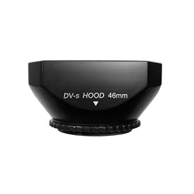 Mennon DV-s 46 Screw Mount 46mm Digital Video Camcorder Lens Hood with Cap, Black by Mennon