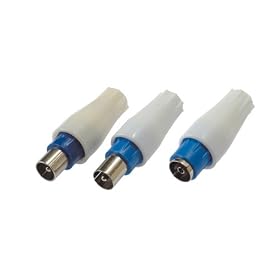 Hama - Kit fiches 9,52mm - 2 coax m�les � monter + 1 coax femelle � monter.