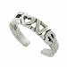 The 60's Sterling Silver Heart Love Toe Ring