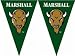 Marshall Thundering Heard Party Pennants - 50 Foot String