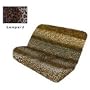 Universal-fit Animal Print Bench Seat Cover - Leopard