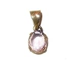 Amethyst Pendant 11 Sterling Silver Oval Faceted Purple Gemstone Crystal 0.8