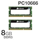 Corsair 8 GB DDR3 Laptop Memory Kit CMSO8GX3M2A1333C9