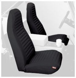 Bestop 29227-15 Black Denim Front Seat Cover
