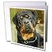 Dogs Rottweiler - Rottweiler Portrait - Greeting Cards-6 Greeting Cards with envelopes